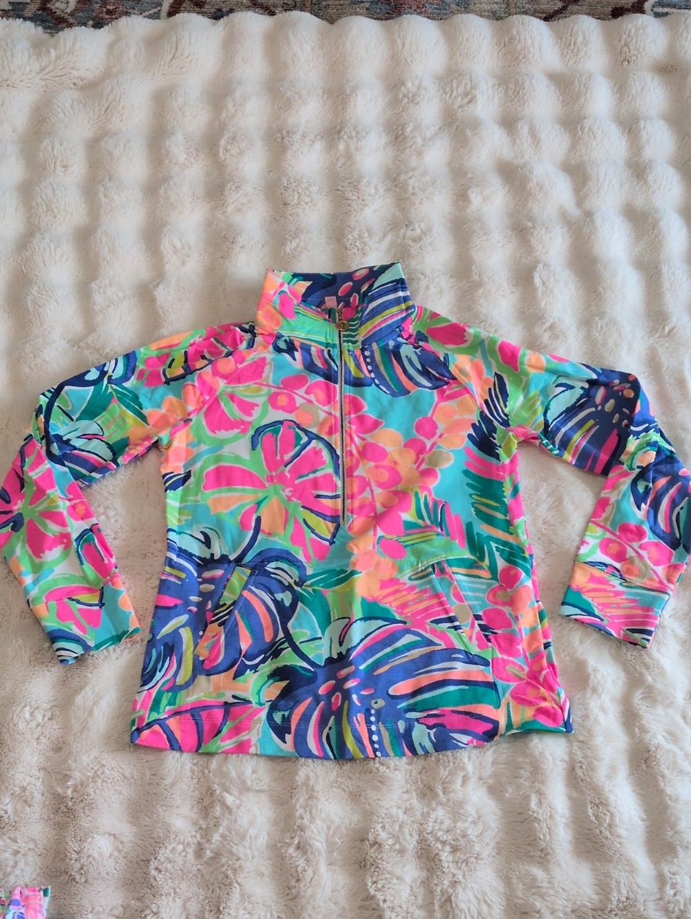 Lilly Pulitzer Medium Popover Exotic Garden GUC